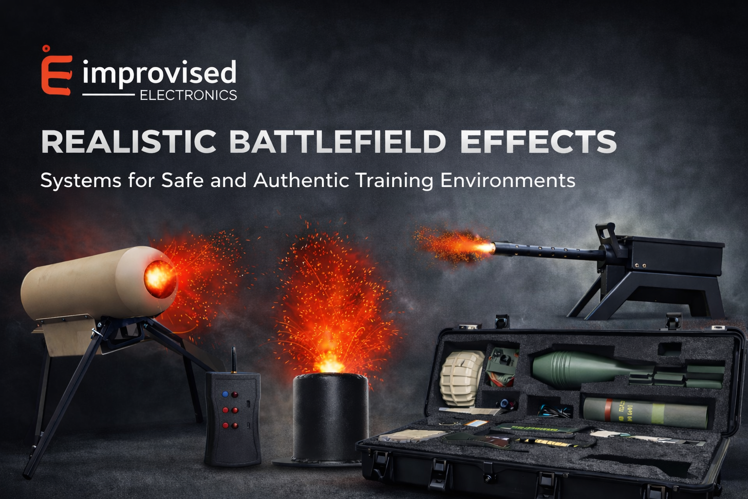 Realistic Battlefield Effects - Systems for Safe and Authentic Training Environments