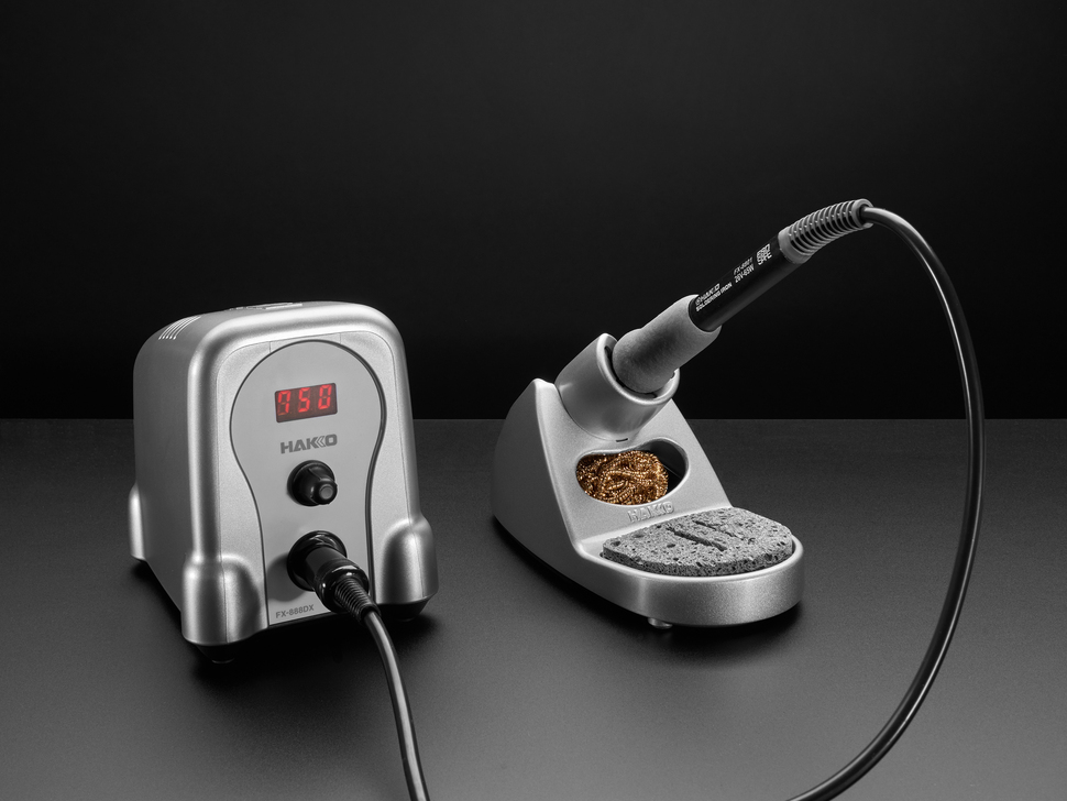 Hakko FX-888DX temperature-controlled soldering station — Total Bomb Shop Tier III Fabrication Kit